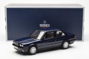BMW 325i E30 Blå Metallic Norev 1:18 183201 Metal — billede 6 af 6