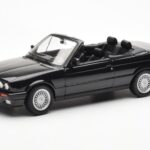 BMW 325i E30 Cabriolet Sort Metallic Norev 1:18