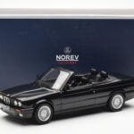 BMW 325i E30 Cabriolet Sort Metallic Norev 1:18 - image 6 of 6