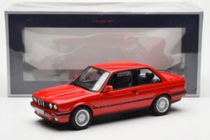 BMW 325i E30 Rød Norev 1:18 183202 Metal — billede 6 af 6