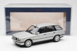 BMW 325i E30 Touring Sølv Norev 1:18 183216 Metal — billede 6 af 6