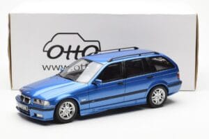 BMW 328i E36 Touring M Package Blå Otto 1:18 OT358 Resin — billede 6 af 6