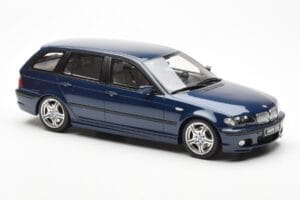 BMW 330i E46 Touring Blå Otto 1:18 OT251 Resin — billede 4 af 6