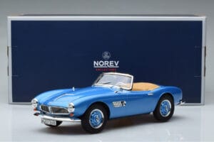BMW 507 Blå Norev 1:18 183234 Metal — billede 6 af 6