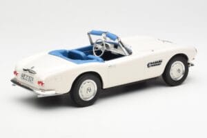 BMW 507 Roadster Hvid Norev 1:18 183232 Metal — billede 2 af 6