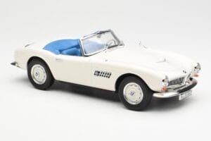 BMW 507 Roadster Hvid Norev 1:18 183232 Metal — billede 4 af 6