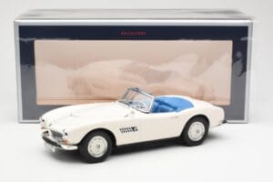 BMW 507 Roadster Hvid Norev 1:18 183232 Metal — billede 6 af 6
