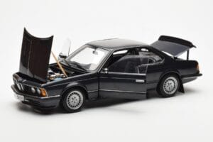 BMW 635 CSi E24 Diamant Sort Metallic AUTOart 1:18 70521 Metal — billede 2 af 8