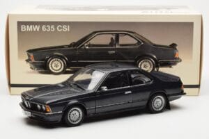 BMW 635 CSi E24 Diamant Sort Metallic AUTOart 1:18 70521 Metal — billede 8 af 8