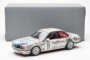 BMW 635 CSi E24 #11 D. Quester / M. Tassin / M. Heger 24 Hours of Spa 1986 AUTOart 1:18 80430145826 Metal — billede 8 af 8