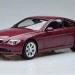 BMW 645Ci E63 Mørkerød Kyosho 1:18 08701CR Metal