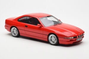 BMW 850 CSi E31 Rød Otto 1:18 OT158 Resin — billede 4 af 6