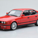 BMW Alpina B10 E34 Biturbo Rød Otto 1:18
