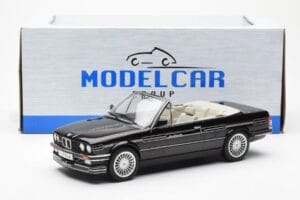 BMW Alpina C2 E30 2.7 Cabriolet Sort MCG 1:18 MCG18277 Metal — billede 6 af 6