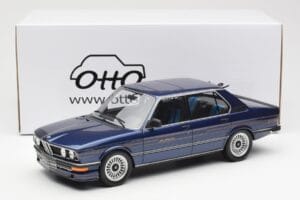 BMW Alpina B7S E12 Turbo Dark Sapphire Blå Metallic Otto 1:18 OT640 Resin — billede 6 af 6