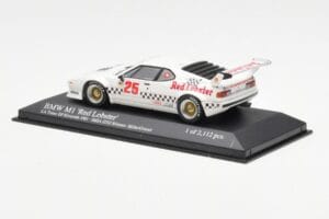 BMW M1 IMSA #25 Red Lobster Cowart / Miller LA Times Grand Prix Winner 1981 Minichamps 1:43 430812525 Metal — billede 3 af 4