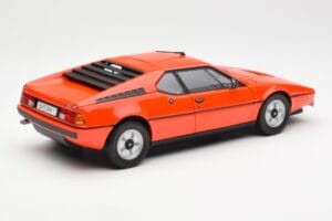 BMW M1 Orange Metallic Norev 1:18 183222 Metal — billede 3 af 8