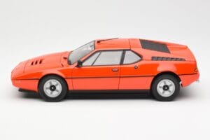 BMW M1 Orange Metallic Norev 1:18 183222 Metal — billede 4 af 8
