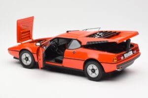 BMW M1 Orange Metallic Norev 1:18 183222 Metal — billede 5 af 8