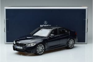 BMW M3 F80 Competition Blå Norev 1:18 183236 Metal — billede 7 af 7
