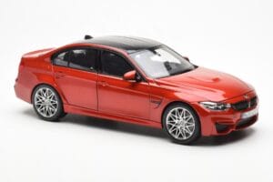 BMW M3 Competition F80 Sakhir Orange Norev 1:18 80432411553 Metal — billede 6 af 8