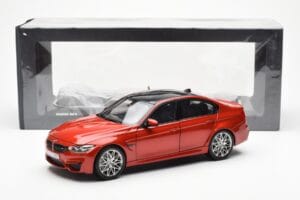 BMW M3 Competition F80 Sakhir Orange Norev 1:18 80432411553 Metal — billede 8 af 8