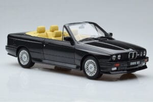 BMW M3 E30 Cabriolet Sort Otto 1:18 OT1012 Resin — billede 4 af 6