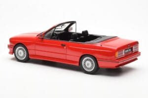 BMW M3 E30 Cabriolet Rød Otto 1:18 OT077 Resin — billede 5 af 6