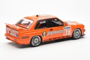 BMW M3 E30 #19 A. Hahne Jägermeister DTM 1992 AUTOart 1:18 89248 Metal — billede 3 af 8