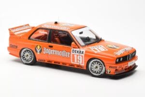 BMW M3 E30 #19 A. Hahne Jägermeister DTM 1992 AUTOart 1:18 89248 Metal — billede 6 af 8