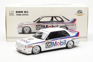 BMW M3 E30 #5 P. Brock Mobil ATCC 1988 AUTOart 1:18 88845 Metal — billede 8 af 8