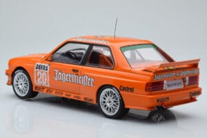 BMW M3 E30 Jagermeister #20 W. Gardner DTM Nurburgring 1992 IXO 1:18 18RMC082B Metal — billede 5 af 6