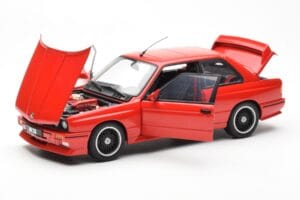BMW M3 E30 Sport Evolution Cecotto Edition Rød AUTOart 1:18 70566 Metal — billede 2 af 8