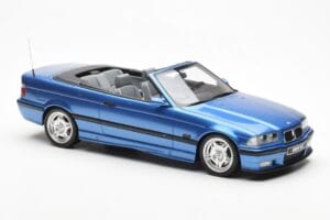 BMW M3 E36 Cabriolet Blå Otto 1:18 OT279 Resin — billede 4 af 5