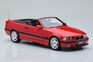 BMW M3 E36 Cabriolet Rød Otto 1:18 OT1048 Resin — billede 4 af 6