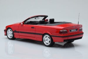 BMW M3 E36 Cabriolet Rød Otto 1:18 OT1048 Resin — billede 5 af 6