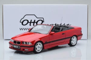 BMW M3 E36 Cabriolet Rød Otto 1:18 OT1048 Resin — billede 6 af 6