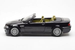 BMW M3 E46 Cabriolet Sort Kyosho 1:18 80430024431 Metal — billede 4 af 8