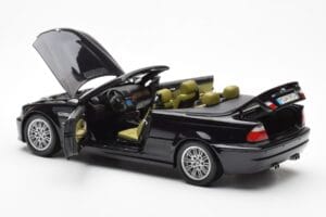 BMW M3 E46 Cabriolet Sort Kyosho 1:18 80430024431 Metal — billede 5 af 8