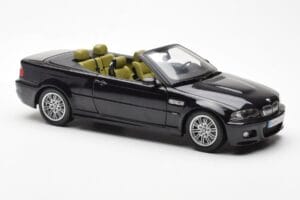 BMW M3 E46 Cabriolet Sort Kyosho 1:18 80430024431 Metal — billede 6 af 8