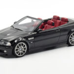 BMW M3 E46 Cabriolet Sort Otto 1:18