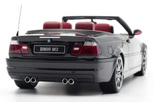 BMW M3 E46 Cabriolet Sort Otto 1:18 OT380 Resin — billede 7 af 9