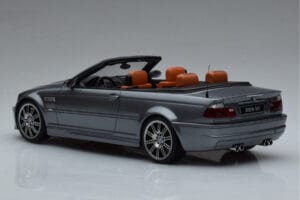 BMW M3 E46 Cabriolet Grå Otto 1:18 OT1006 Resin — billede 5 af 6