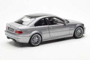 BMW M3 E46 CSL Grå Kyosho 1:18 80430302734 Metal — billede 3 af 8