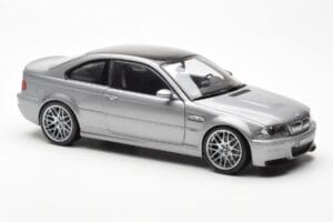 BMW M3 E46 CSL Grå Kyosho 1:18 80430302734 Metal — billede 6 af 8