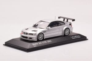 BMW M3 E46 GTR Street Sølv Minichamps 1:43 403012105 Metal — billede 2 af 4