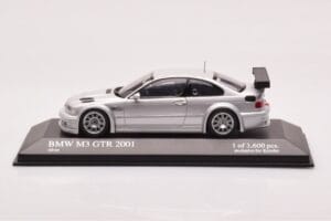 BMW M3 E46 GTR Street Sølv Minichamps 1:43