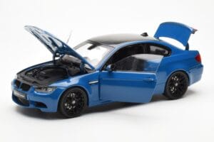 BMW M3 E92 Laguna Seca Blue Kyosho 1:18 08734LBL Metal — billede 2 af 8