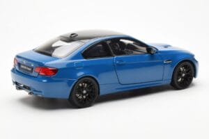 BMW M3 E92 Laguna Seca Blue Kyosho 1:18 08734LBL Metal — billede 3 af 8