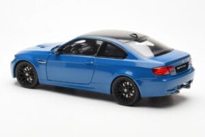 BMW M3 E92 Laguna Seca Blue Kyosho 1:18 08734LBL Metal — billede 7 af 8